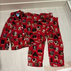 Nick & Nora Cozy Milk Bone Dog Print Pajama Set